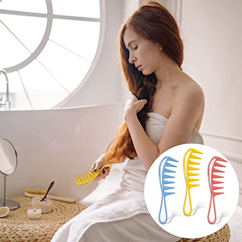 Sliverdew 3-Piece Wide Tooth Hair Comb Set for Curly and Wet Hair