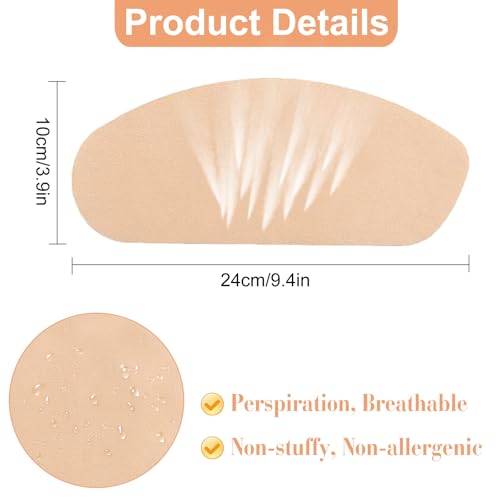 2025 New Transparent Anti-Friction Thigh Patches for Women, 12 Pack Invisible Inner Thigh Guards, Chafing Prevention Waterproof, Sweatproof & Breathable for Comfortable Movement Yellow