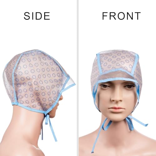 Professional Hair Dyeing Kit with Highlighting Caps Hooks and Brushes