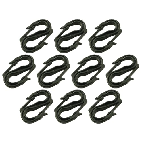 10PCS Heavy Duty S-Shaped Double Ended Hooks for Canopies & Tarps