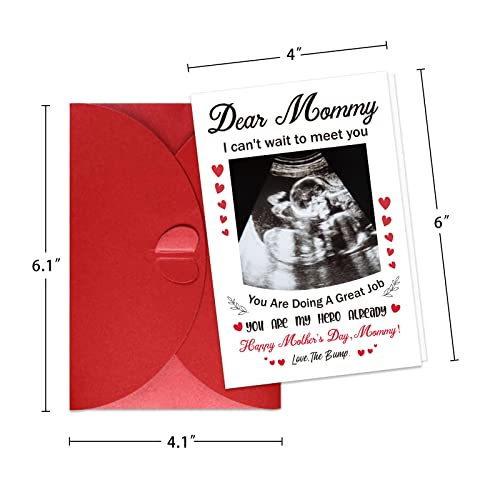First Mother's Day Card for New Mom with Envelope - Funny Message
