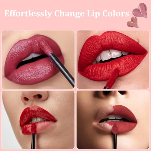 COCIDE 50Pcs Disposable Lip Brushes for Lipstick and Gloss Application