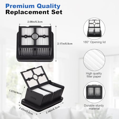 Replacement Vacuum Filters for Dreame H12 Pro - 5 Pack