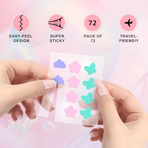 Cute Hydrocolloid Pimple Patches with Salicylic Acid & Tea Tree (72 Count)