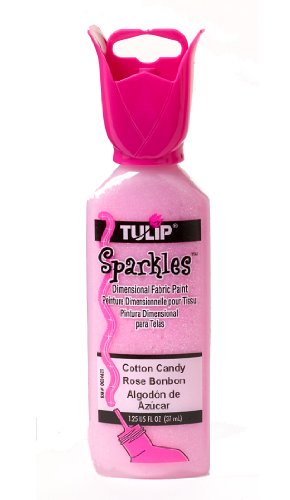 Tulip Dimensional Fabric Paint - 1.25 oz Cotton Candy Sparkles