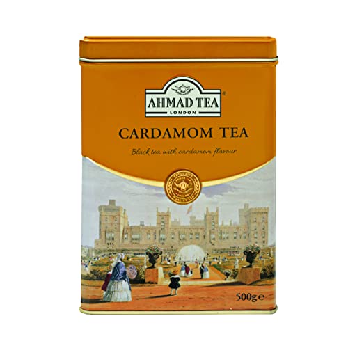Ahmad Tea Cardamom Black Tea, Loose Leaf, 500g (17.6 oz)