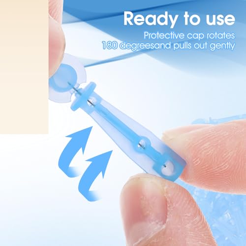 AOZUO 100PCS Sterile Pimple Needles Disposable Blackhead Remover Tool