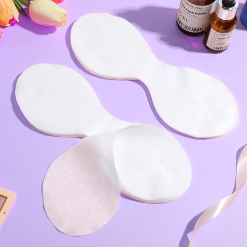 Quilax Disposable Cotton Eye Masks for Facials and Travel 100 Pack