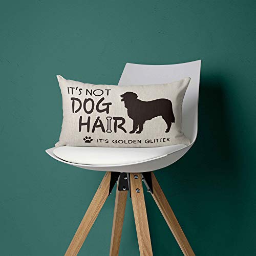 Golden Retriever Throw Pillow Cover - 18x18 Decorative Cushion