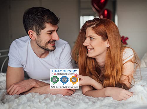 FLYAB Naughty Scratch Off Father's Day Card for Husband - Funny Greeting Card with Envelope