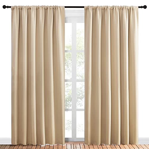 NICETOWN Blackout Curtains - 70x84 Inch Thermal Insulated Drapes, 2 Panels