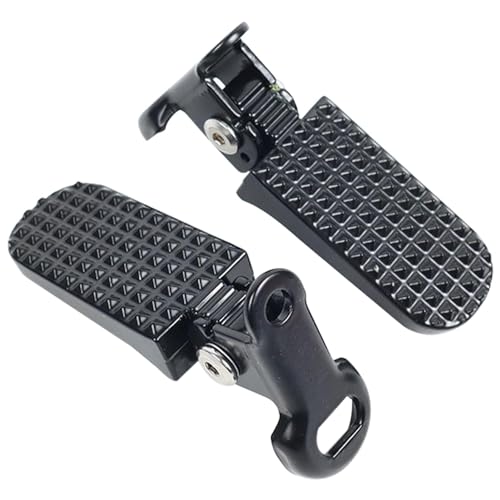 1 Pair of Bike Foot Pegs, Aluminium Alloy Non-Slip Bike Pegs for Folding Bike and Mountain Bike Durable