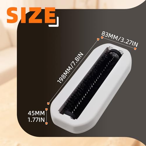 Handheld Crumb Sweeper - Portable Bed & Furniture Dust Remover Grey