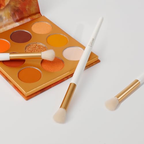DUcare Fluffy Eyeshadow Blending Brush - Vegan Makeup Brush for Cream and Powder