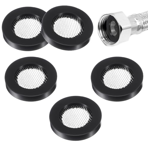 5 Pack 3/4" Shower Head Gaskets - Leak-Proof Rubber Washers
