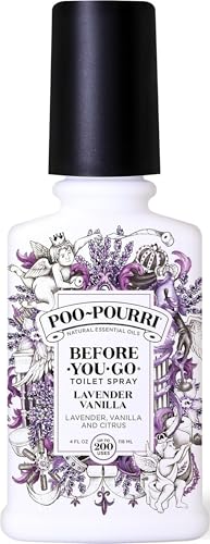 Poo-Pourri Lavender Vanilla Toilet Spray - 4 Fl Oz, 200 Uses