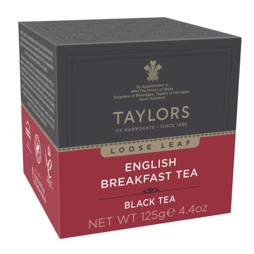 Taylors of Harrogate English Breakfast Loose Leaf Tea Pack of 6 - 4.4 Oz Each