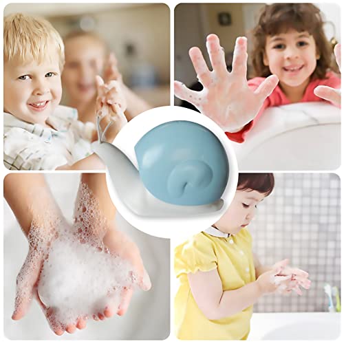 Snail Soap Dispenser - Blue 120ML for Kids & Home Decor