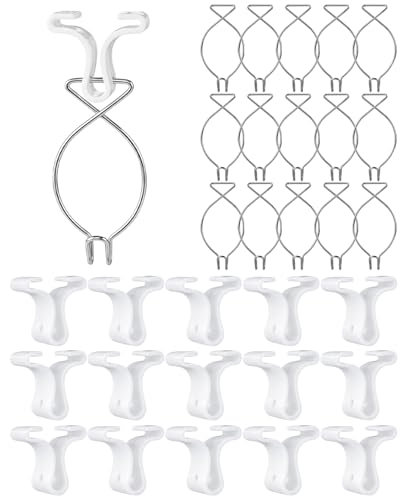 15 Pack Ceiling Hooks and Clips for Drop Ceilings - Durable & Versatile
