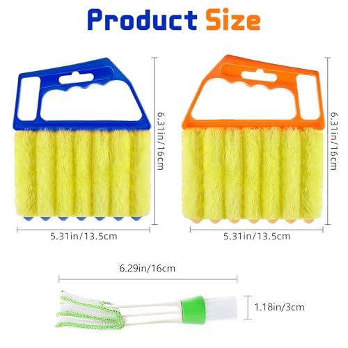 Starfa Lab 4-Piece Venetian Blind Cleaning Set - Handheld Dusting Tools