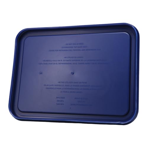 Pyrex 7210-PC 3-Cup Blue Replacement Food Storage Lids (2-Pack)