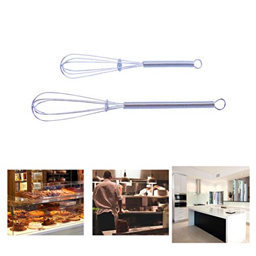 Mini Whisks Set of 2 - 5 & 7 Inch Whisks for Mixing Sauces