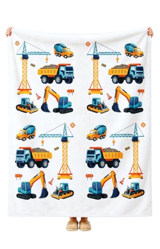 Monster Trucks Fleece Throw Blanket for Kids, Soft 50"x60" Bedding