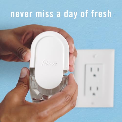 Febreze Plug In Air Freshener, Odor-Fighting Scented Oil Refill, Kitchen Odor Fighter, 2 Refills