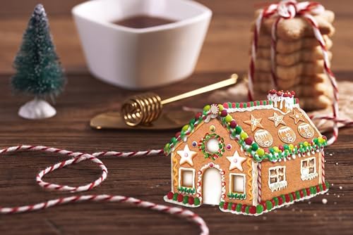 10-Piece Christmas Cookie Cutter Set for 3D Gingerbread Houses