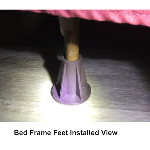 Home's Place Universal Bed Frame Glide Feet Replacement - 4 Pack