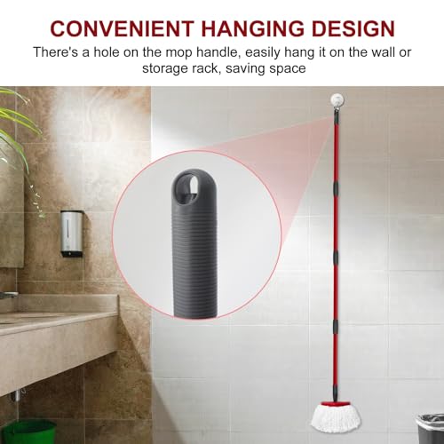 DLAIMI Mop Handle Replacement for Ocedar Spin Mop - Adjustable 30" to 58"