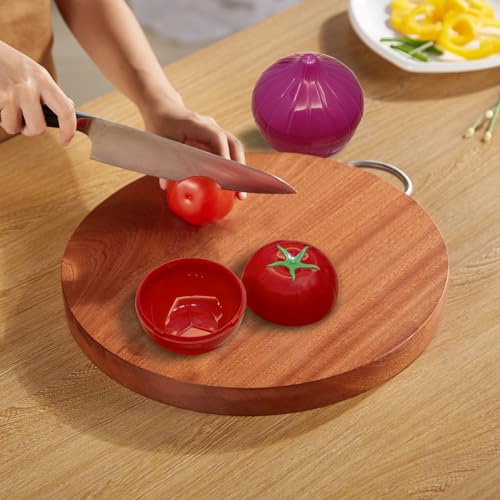 Tomato and Onion Storage Containers - Freshness Keeping Food Storage, Pack of 2