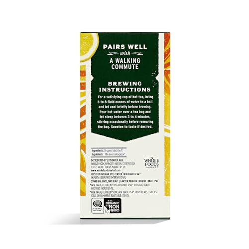 Organic Breakfast Blend Black Tea - 20 Count Pack of 2