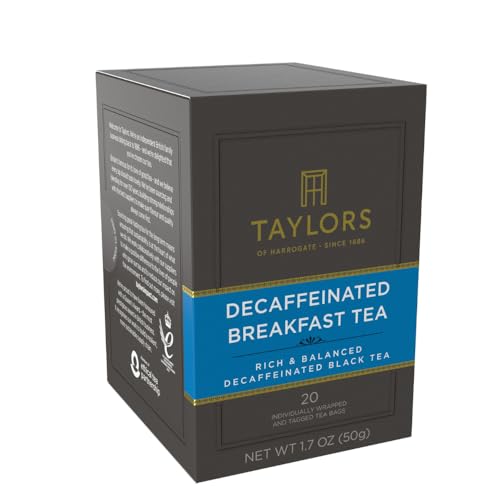 Taylors of Harrogate Decaffeinated Breakfast Black Tea - 20 Bags