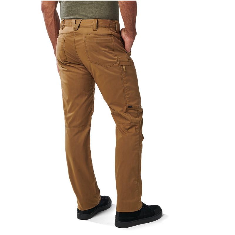 5.11 Tactical Men's Ridge Pants, Straight Fit, 8 Pockets, Style 74520, Kangaroo, 40W x 30L