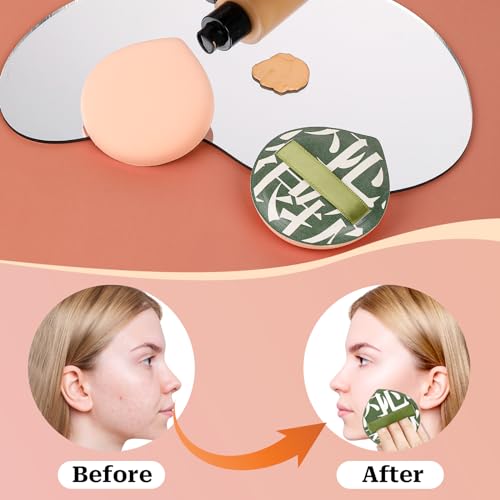 Mozeat Lens 4 PCS Soft Makeup Sponge Teardrop Cosmetic Puff for Foundation