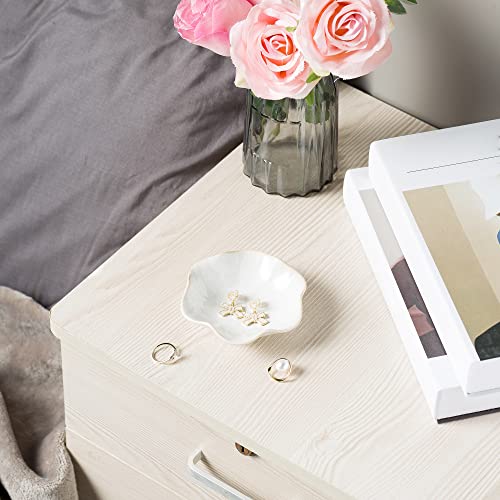 BEUNAIZER Ceramic Jewelry Dish Tray for Rings & Trinkets