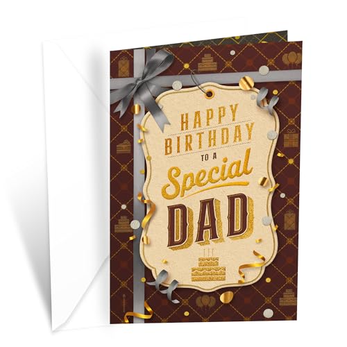 Premium American-Made Dad Birthday Card with Envelope & Eco-Friendly Stock