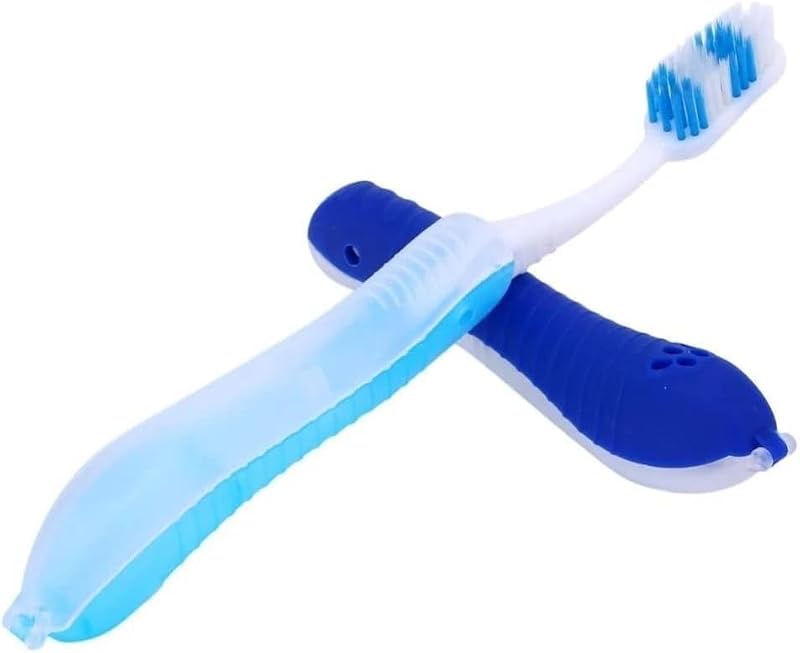 Galepromot Folding Travel Toothbrush, Portable Soft Bristle Manual Toothbrush