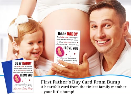 Funny First Father's Day Card for New Dads - Heartfelt Gift