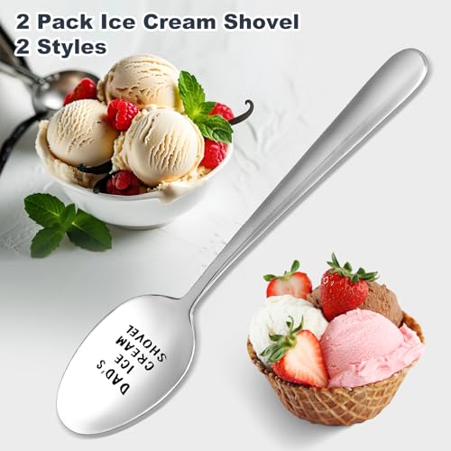 Heavy-Duty Stainless Steel Ice Cream Shovel for Dad - Perfect Gift
