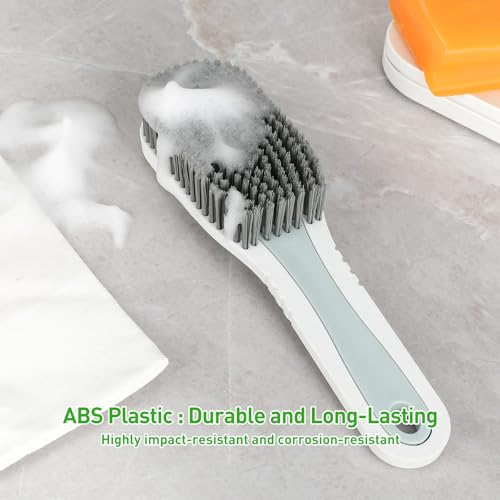 2PCS Detachable Shoe Cleaning Brush Set with Comfort Grip