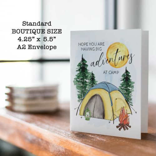 Miss You Summer Camp Card for Kids - Encouraging Greeting Card