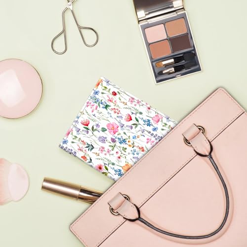 Fintie 4x6 Photo Album, 52-Pocket Vegan Leather Memory Book - Flower Fantasy