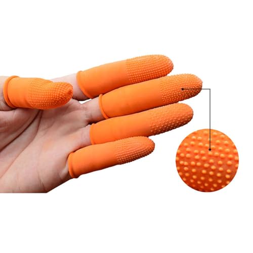 50 Pack Latex Finger Cots - Anti-Static Protective Covers for Jewelry Making