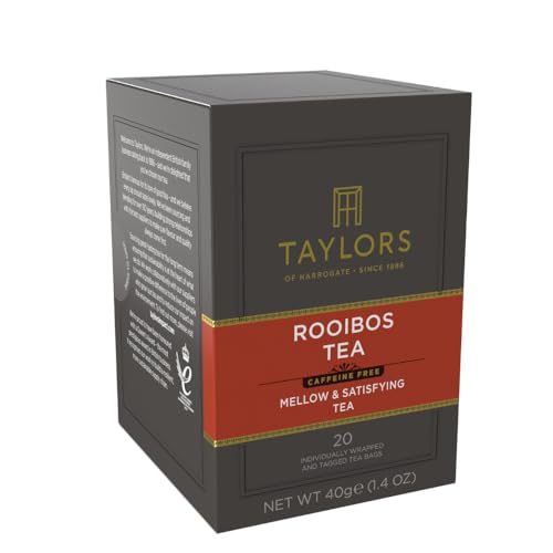 Taylors of Harrogate Rooibos Tea, Caffeine-Free Herbal Infusion, 40 Count