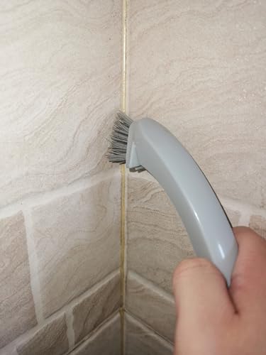 Detachable Handheld Scrub Brush - Heavy-Duty Cleaning Tool for Tile, Carpet, and Sinks