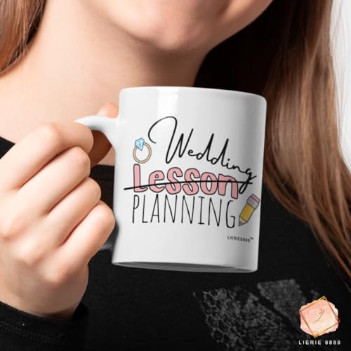 Engaged Teacher Wedding Lesson Plan Mug - Bride Gifts, Mrs Cup - 11Oz