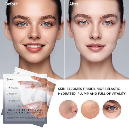 Sokgo Low Molecular Weight Collagen Overnight Hydrogel Mask