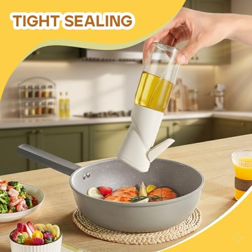 Upgraded 7.4oz Olive Oil Sprayer Mister for Cooking & BBQ